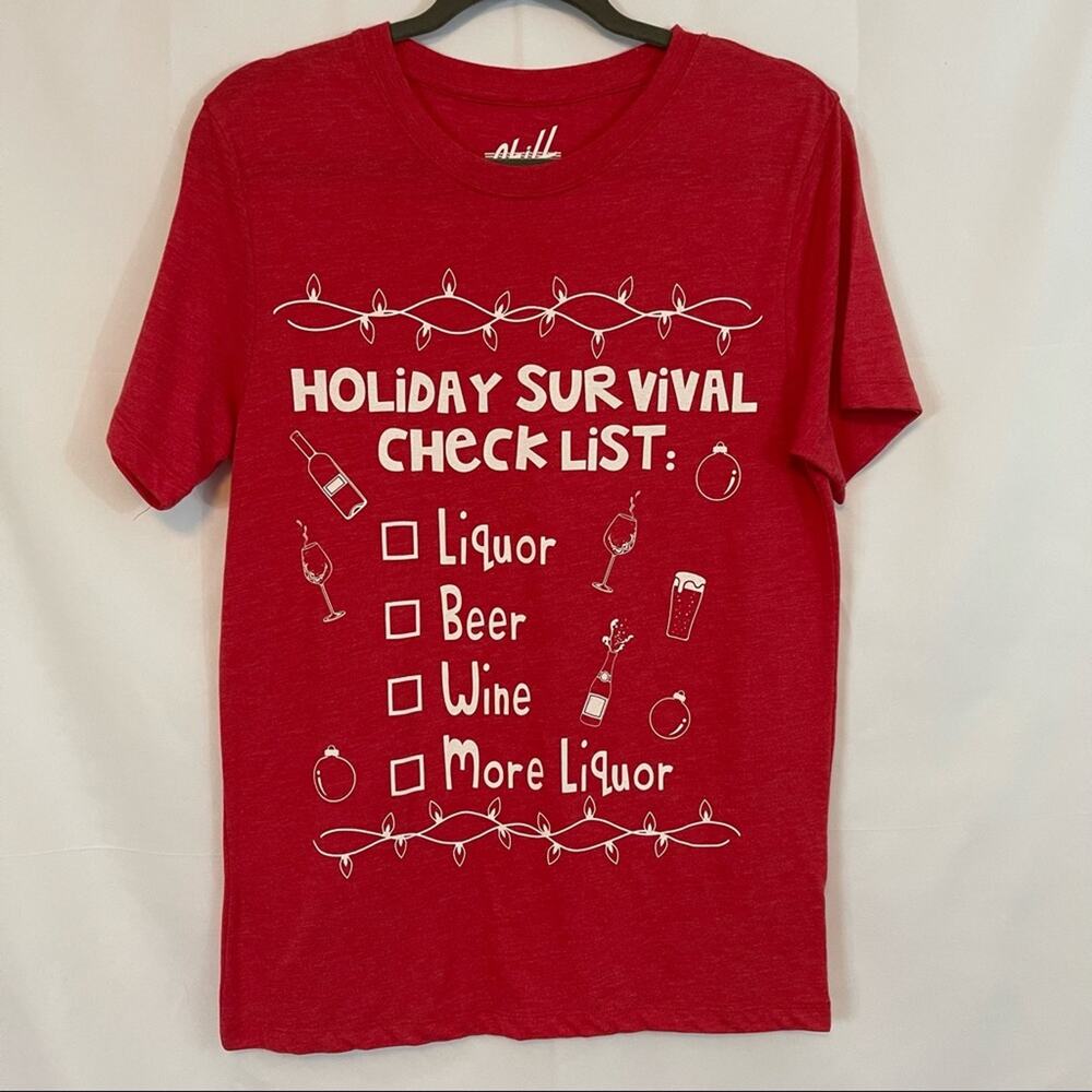 Chill Holiday Graphic T-Shirt, Size Small. New condition!!